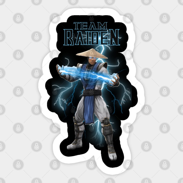 Team Raiden Mortal Kombat Pro Kompetition Sticker by Pannolinno